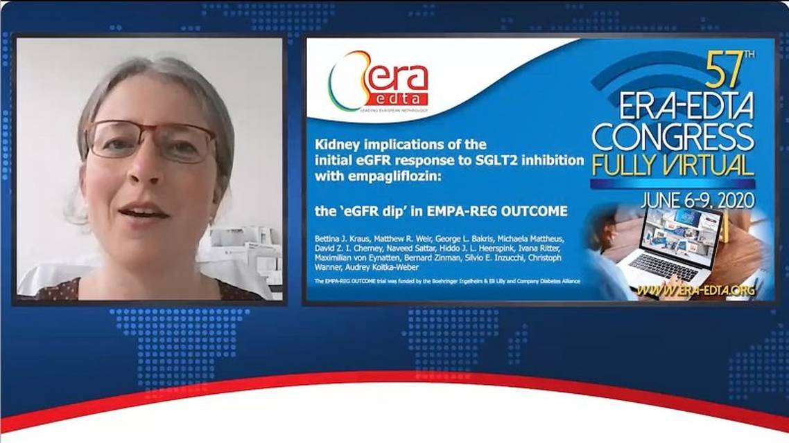 Geen groot effect van eGFR dip op reductie van incidente of verslechterende nefropathie door SGLTi