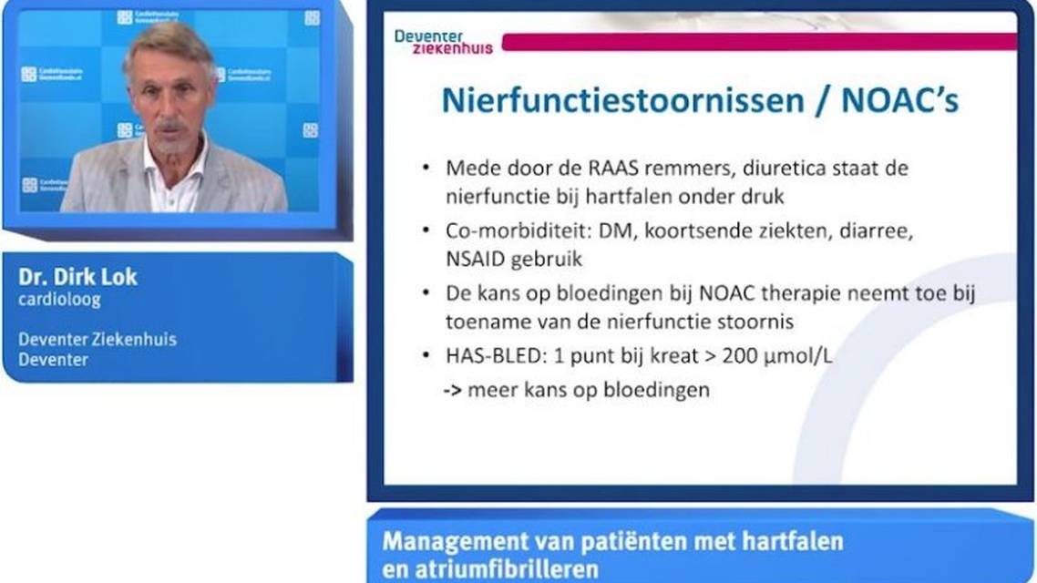 Management van patinten met hartfalen en atriumfibrilleren