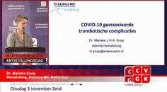 Lecture COVIDgeassocieerde trombotische complicaties