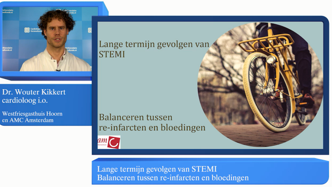 Langetermijngevolgen van STEMI  balanceren tussen reinfarcten en bloedingen