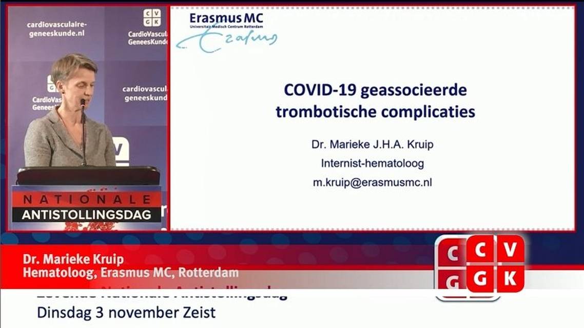 Lecture COVIDgeassocieerde trombotische complicaties