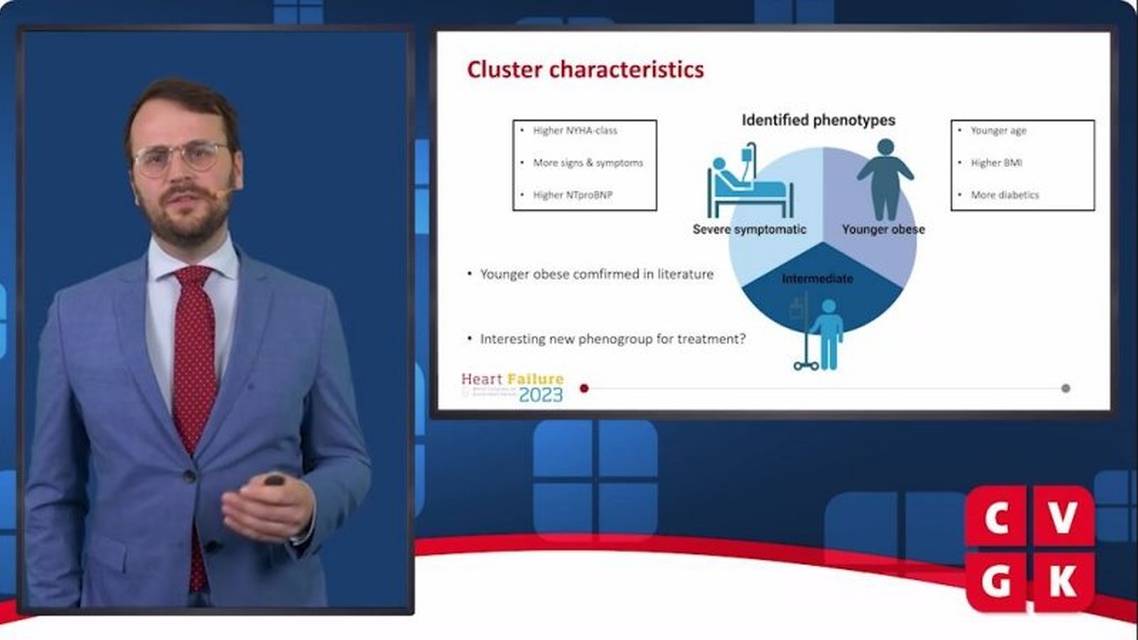 Identificatie van klinisch relevante HFpEFfenotypes met behulp van proteomics
