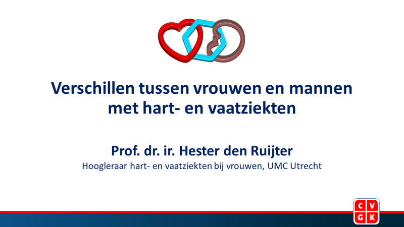 Slides: Verschillen tussen vrouwen en mannen met hart- en va